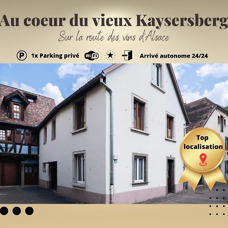 Gite Au Coeur Du Vieux Kaysersberg - Parking Prive & Wifi Bagian luar foto